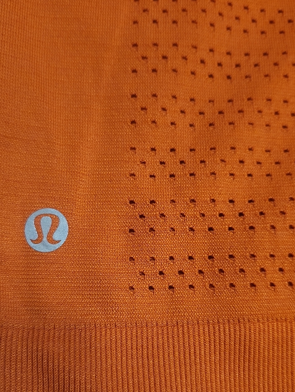 Lululemon Orange Breezy Top 6 - Picture 7 of 7
